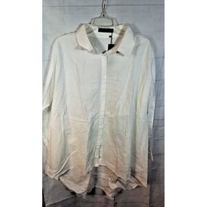 Zanzea White Long Sleeve Tunic Size XXL Boho NWT